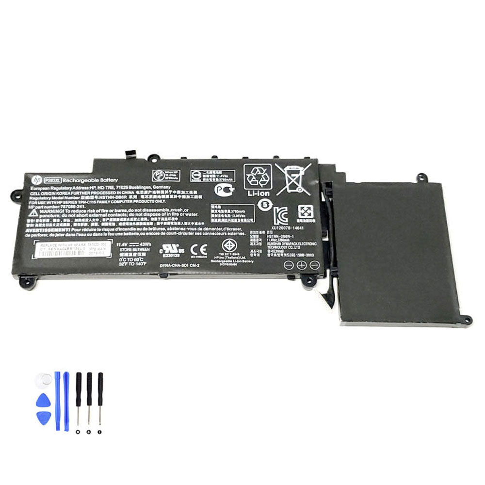 43Wh HP PS03XL Akku