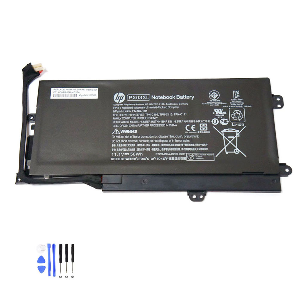50Wh HP PX03XL Akku