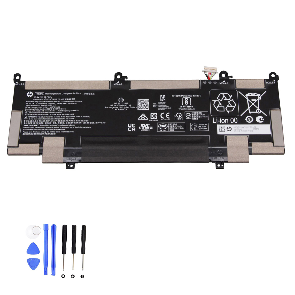 60.76Wh HP RR04XL Akku