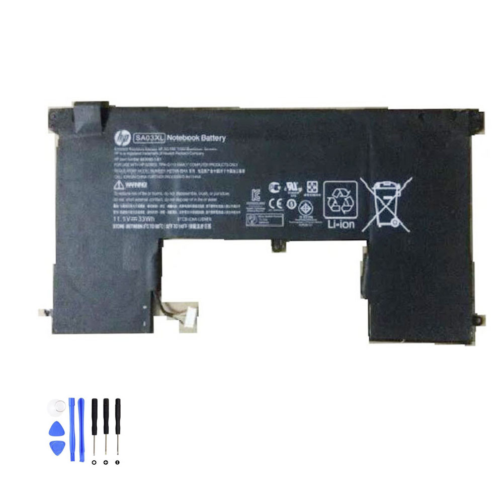 33Wh HP SA03XL Akku