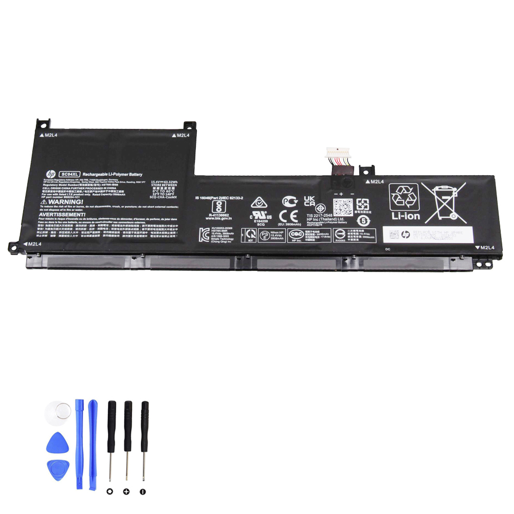 63.3Wh HP SC04XL Akku