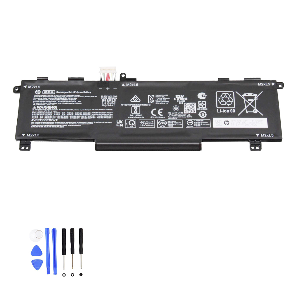 52.5Wh HP SD03XL Akku