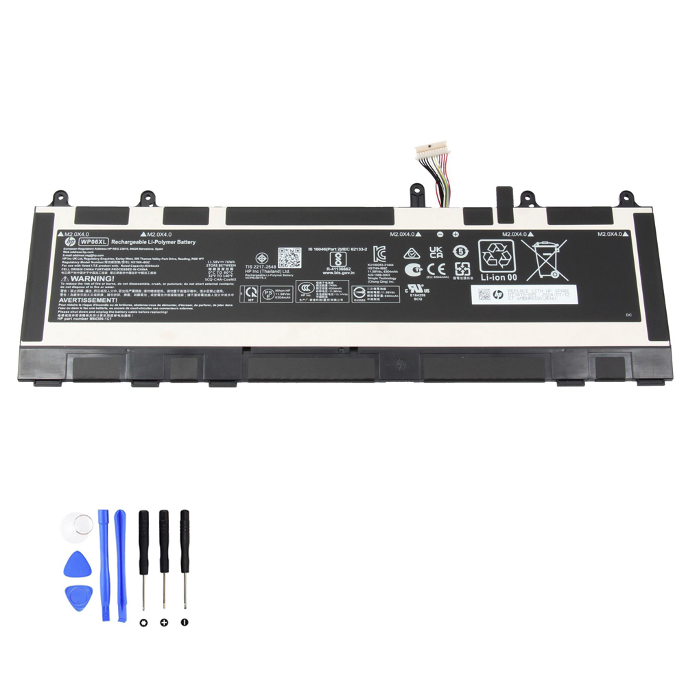 76Wh HP WP06XL Akku
