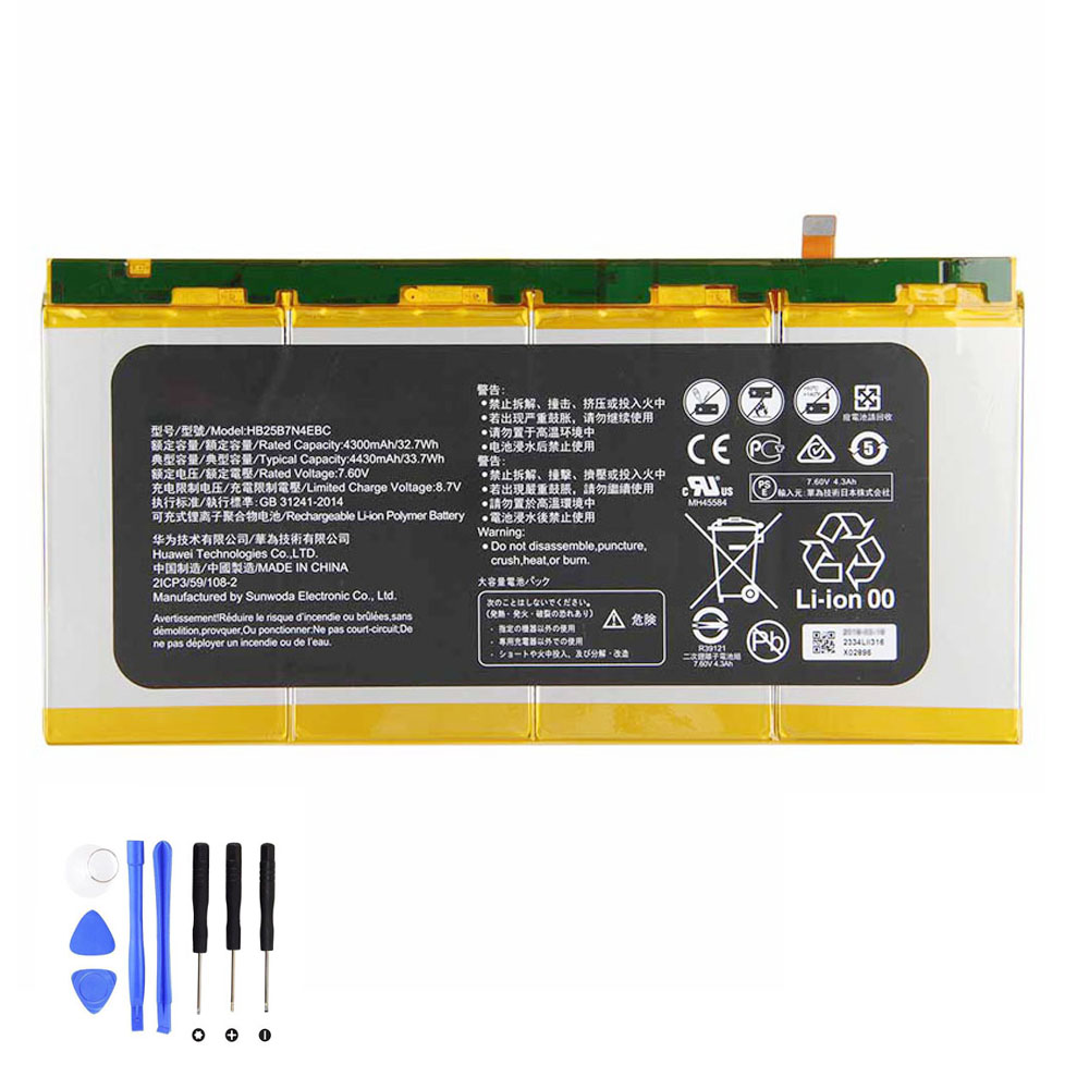 33.7Wh Huawei HB25B7N4EBC Akku