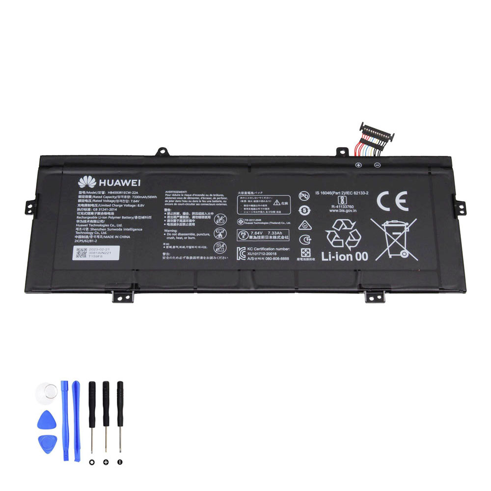 56Wh Huawei HB4593R1ECW-22A Akku