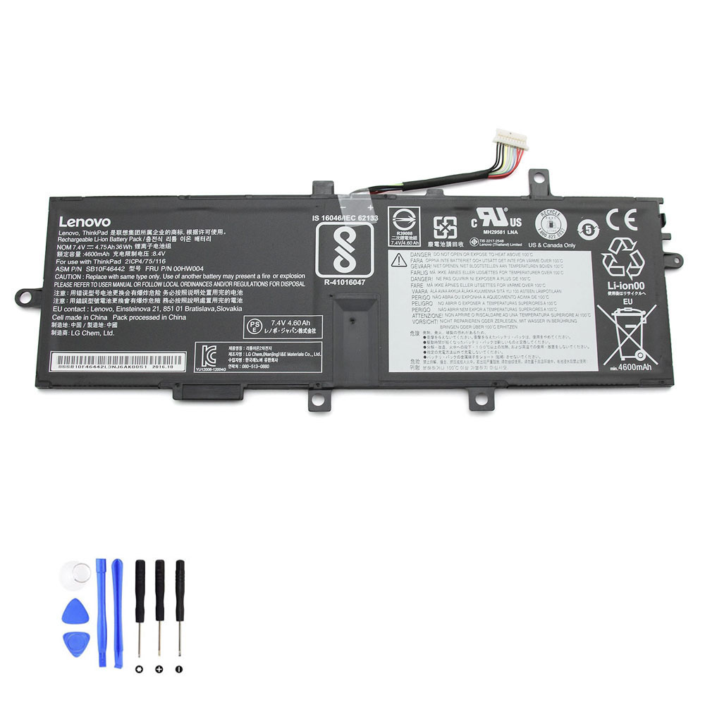 36Wh Lenovo 00HW004 Akku