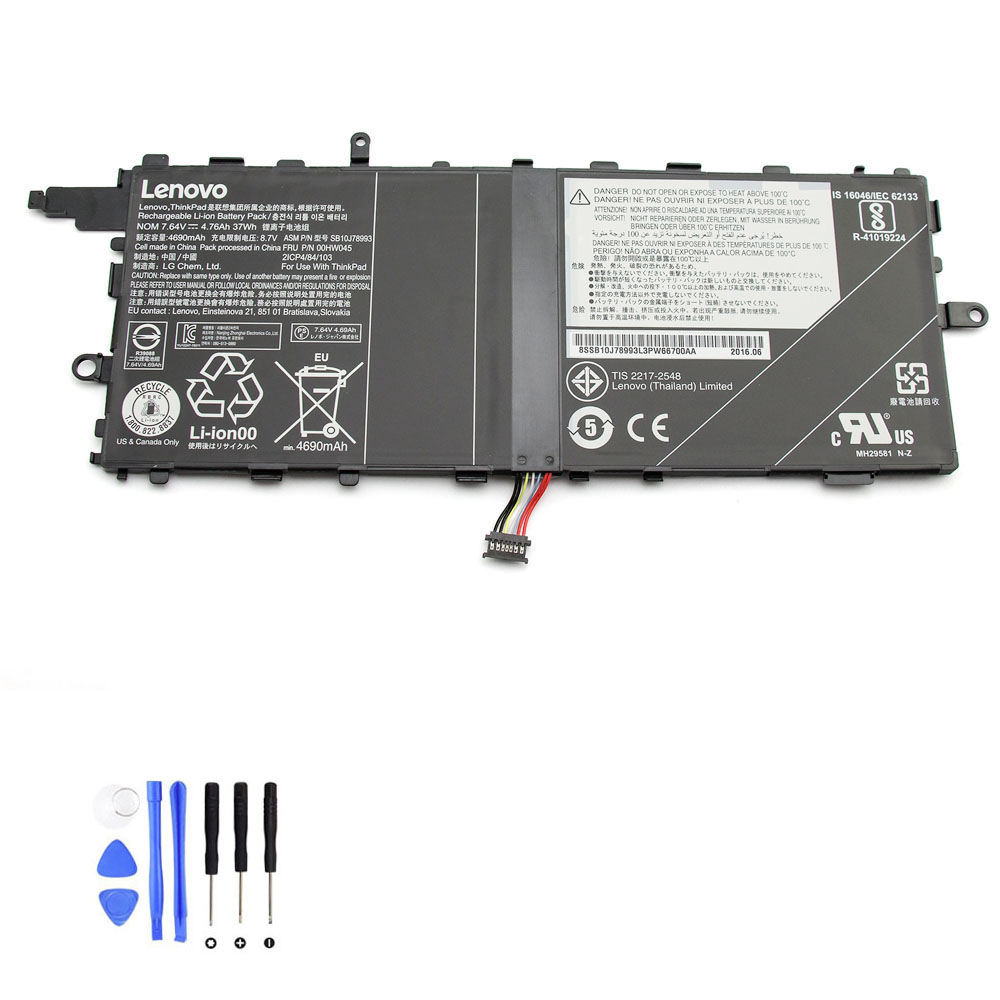 37Wh Lenovo 00HW045 Akku