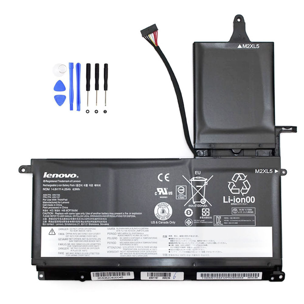 63Wh Lenovo 45N1164 Akku