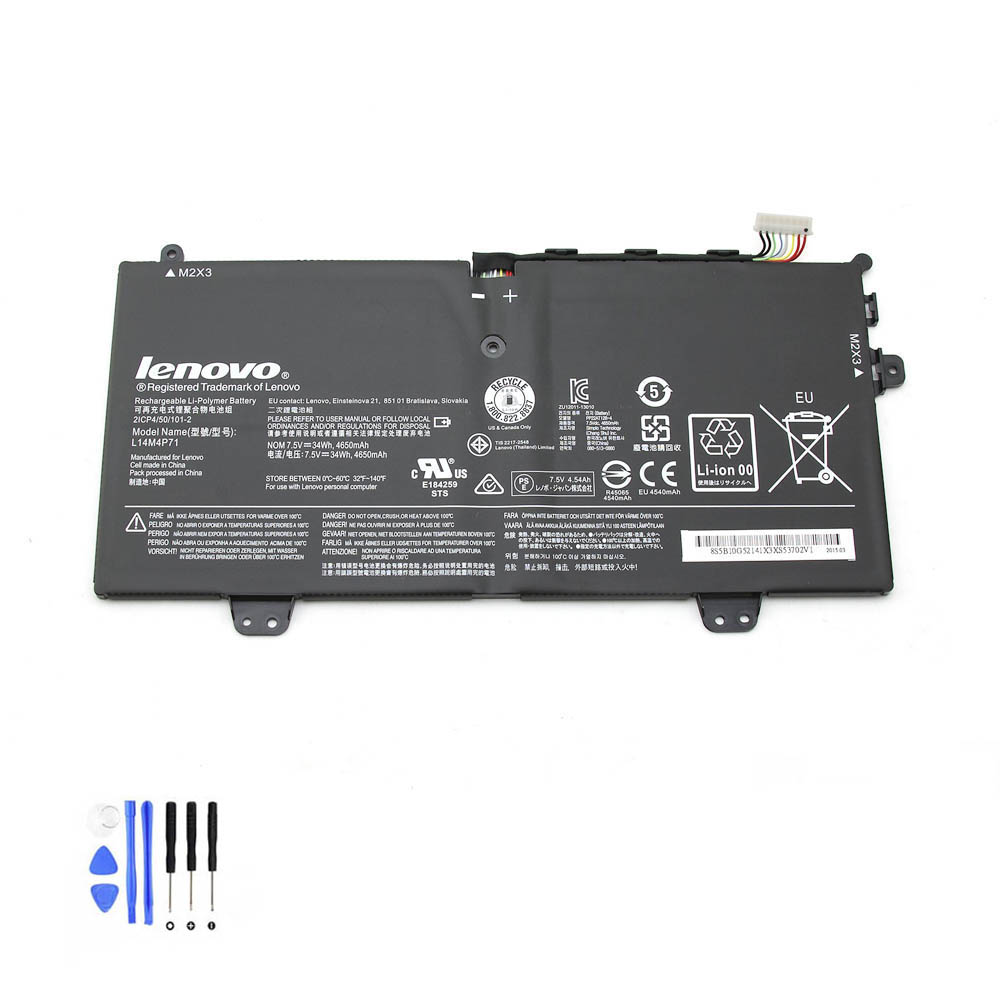 34Wh Lenovo L14M4P71 Akku