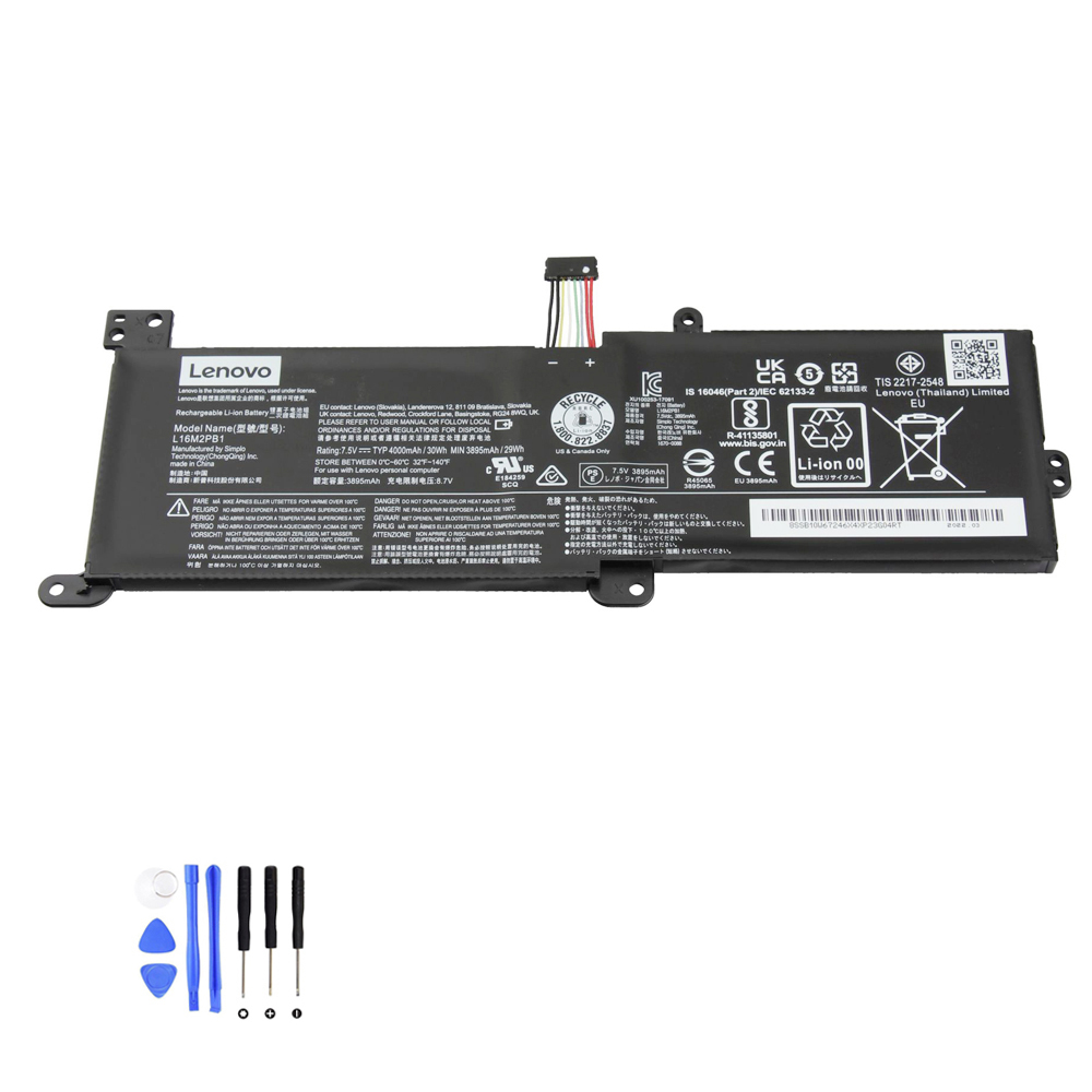 30Wh Lenovo L16M2PB1 Akku