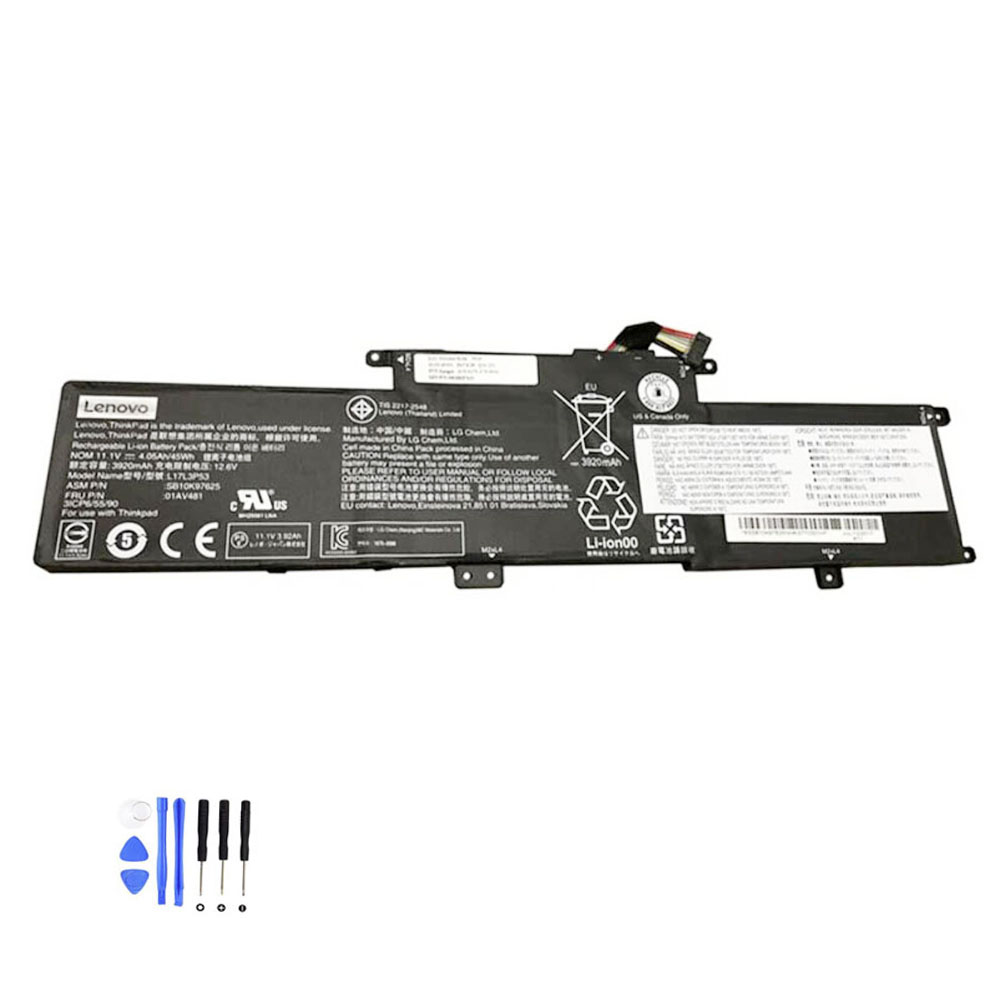 45Wh Lenovo L17C3P53 Akku