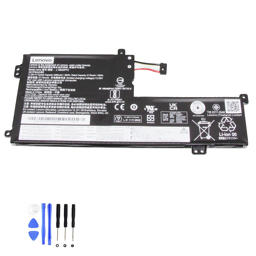 36Wh Lenovo L18M3PF2 Akku