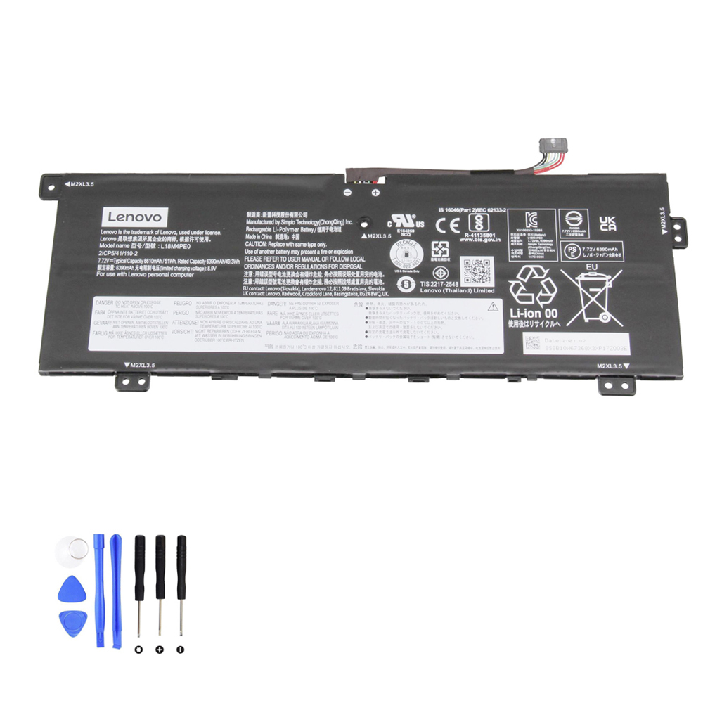 51Wh Lenovo L18M4PE0 Akku