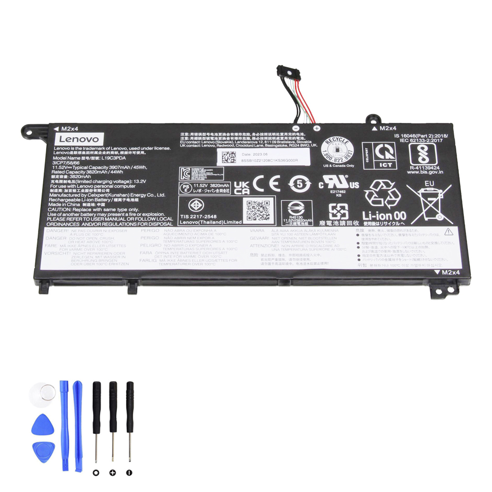 45Wh Lenovo L19C3PDA Akku