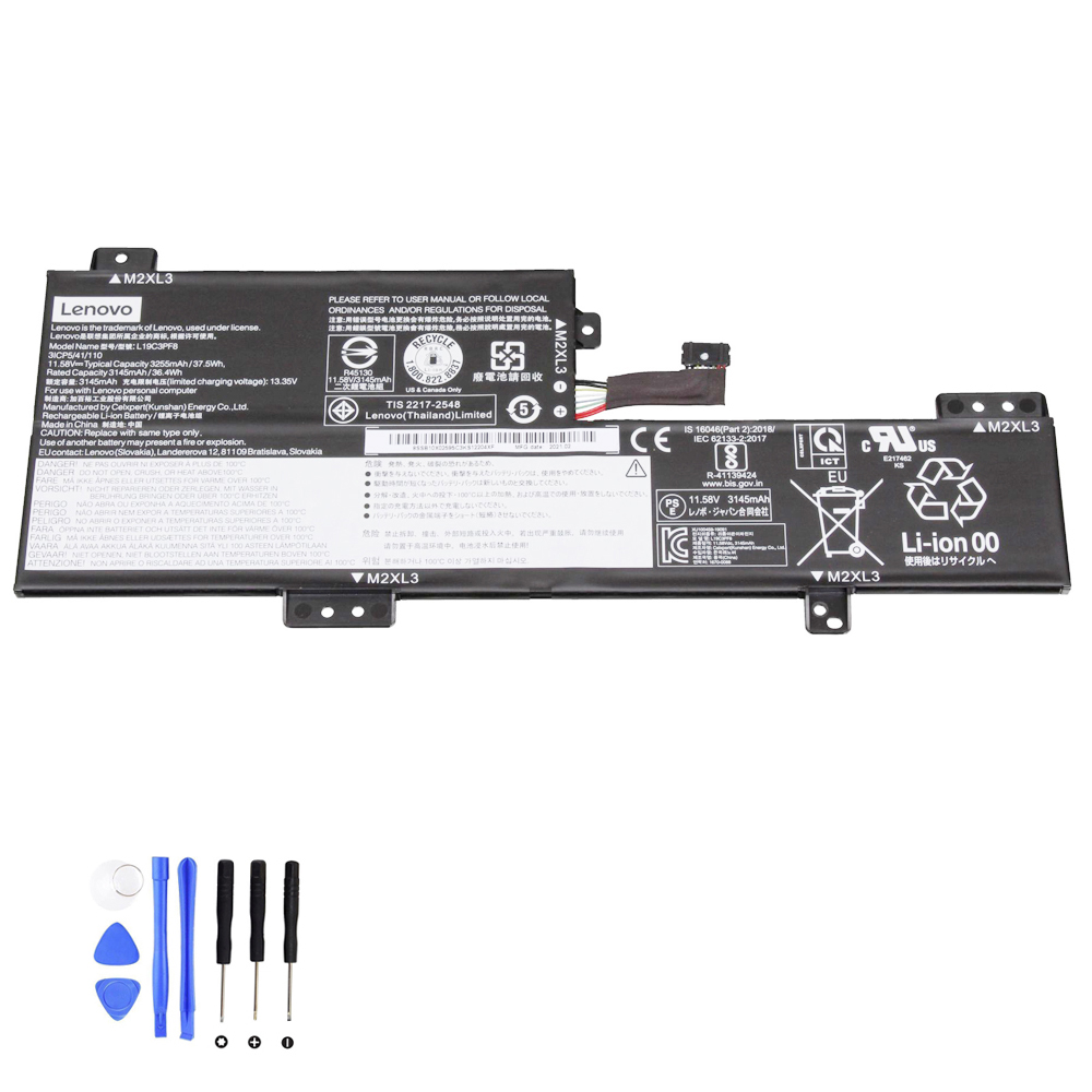 37.5Wh Lenovo L19C3PF8 Akku