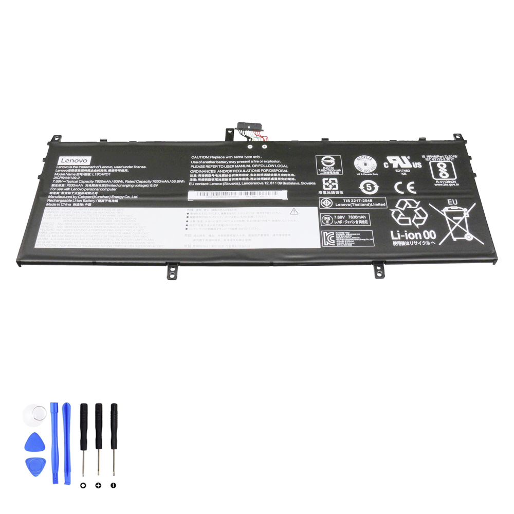 60Wh Lenovo L19C4PD1 Akku