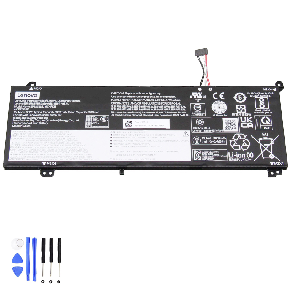 60Wh Lenovo L19C4PDB Akku