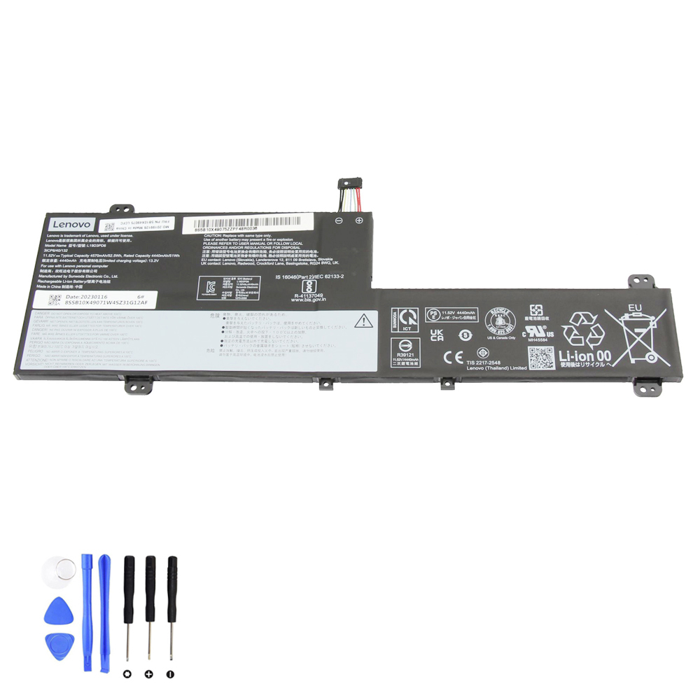 52.5Wh Lenovo L19L3PD6 Akku