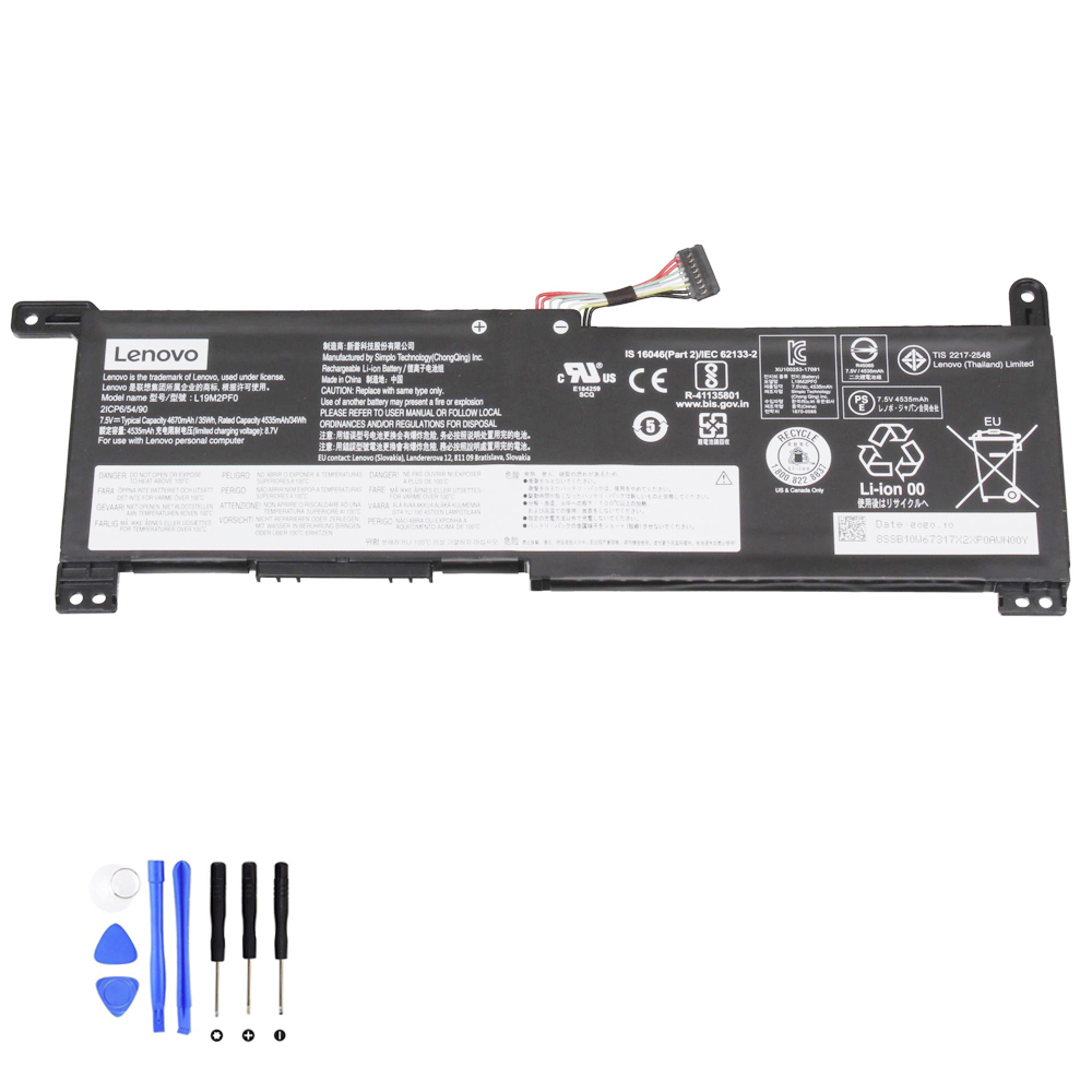 35Wh Lenovo L19M2PF0 Akku
