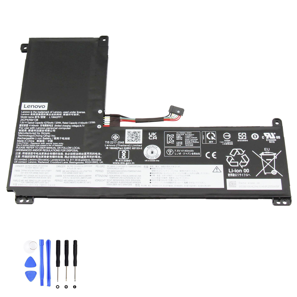 32Wh Lenovo L19M2PF1 Akku