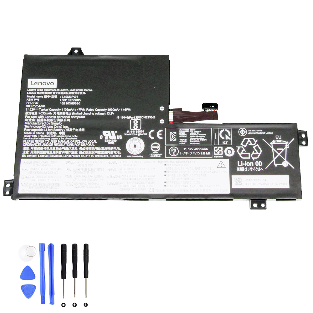 47Wh Lenovo L19M3PG1 Akku