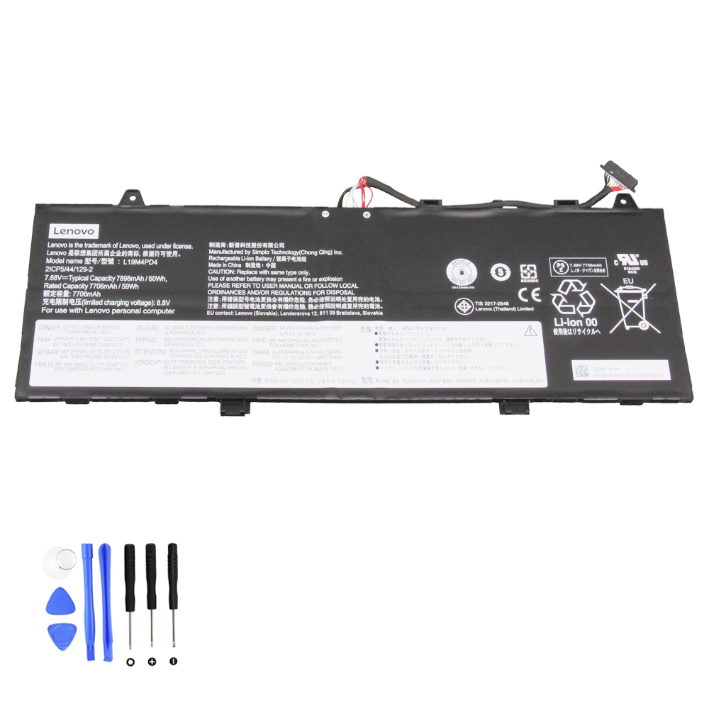 60Wh Lenovo L19M4PD4 Akku