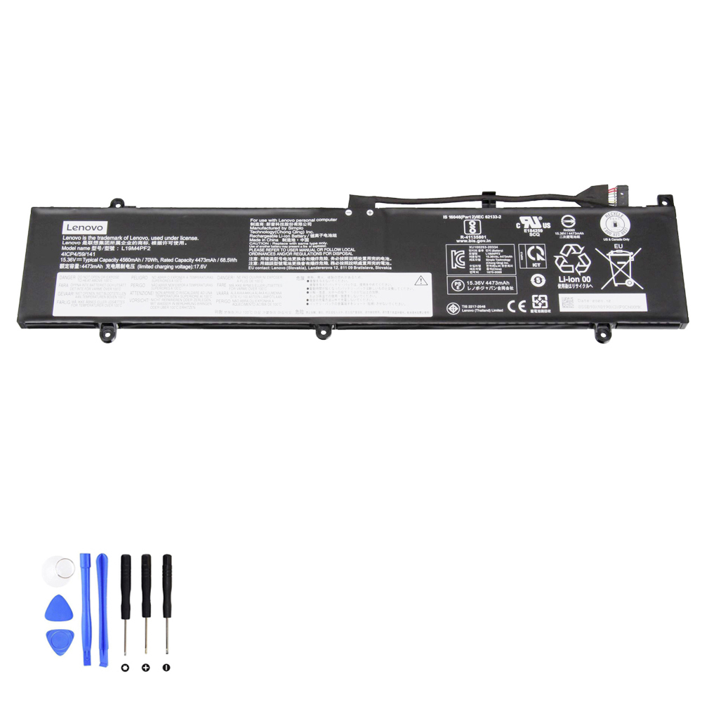 70Wh Lenovo L19M4PF2 Akku