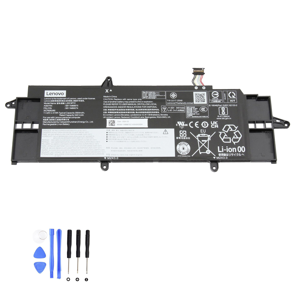 41Wh Lenovo L20C3P72 Akku