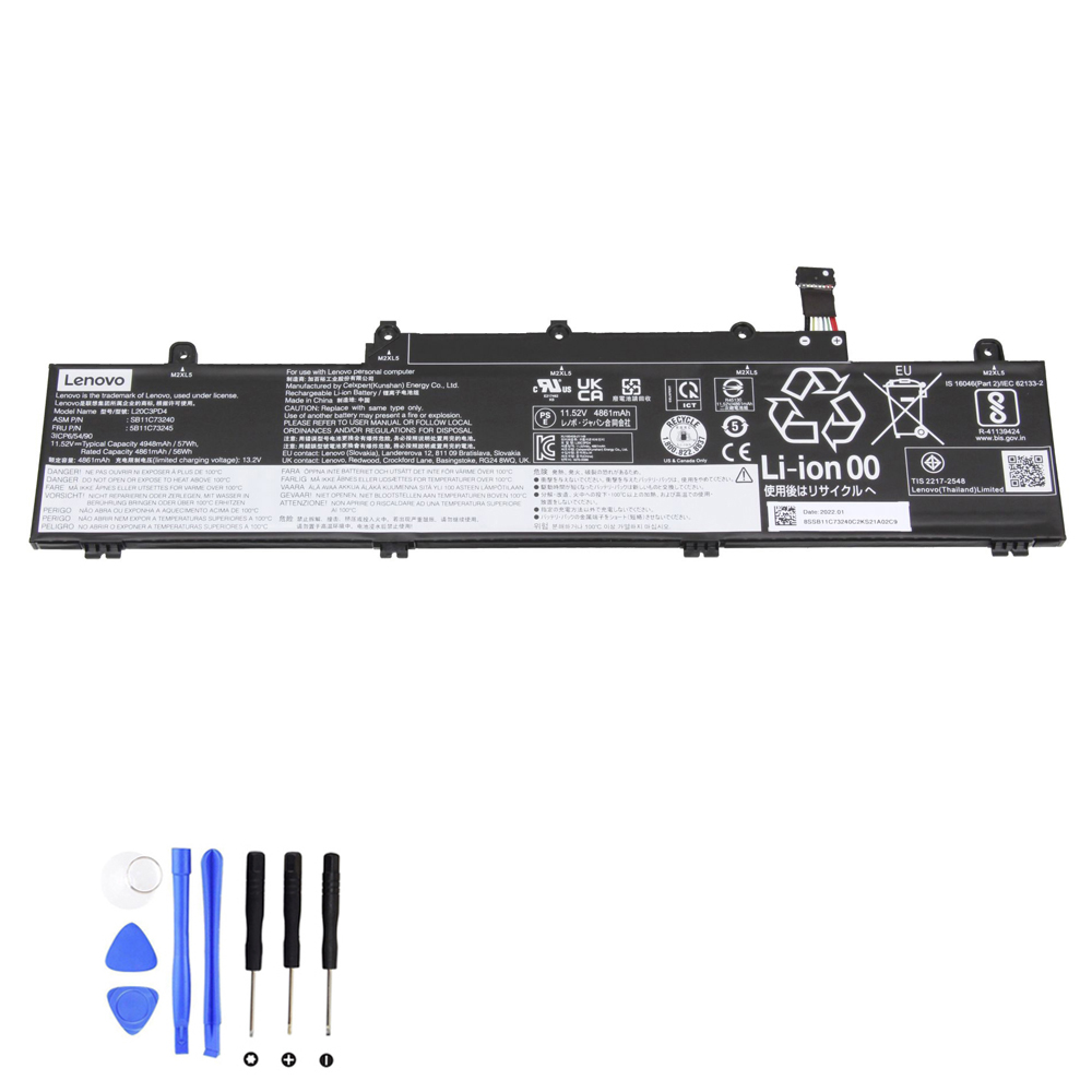 57Wh Lenovo L20C3PD4 Akku