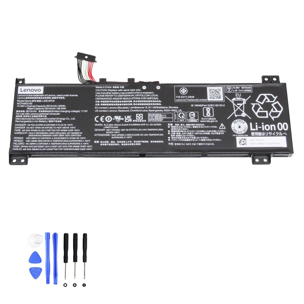 60Wh Lenovo L20C4PC0 Akku