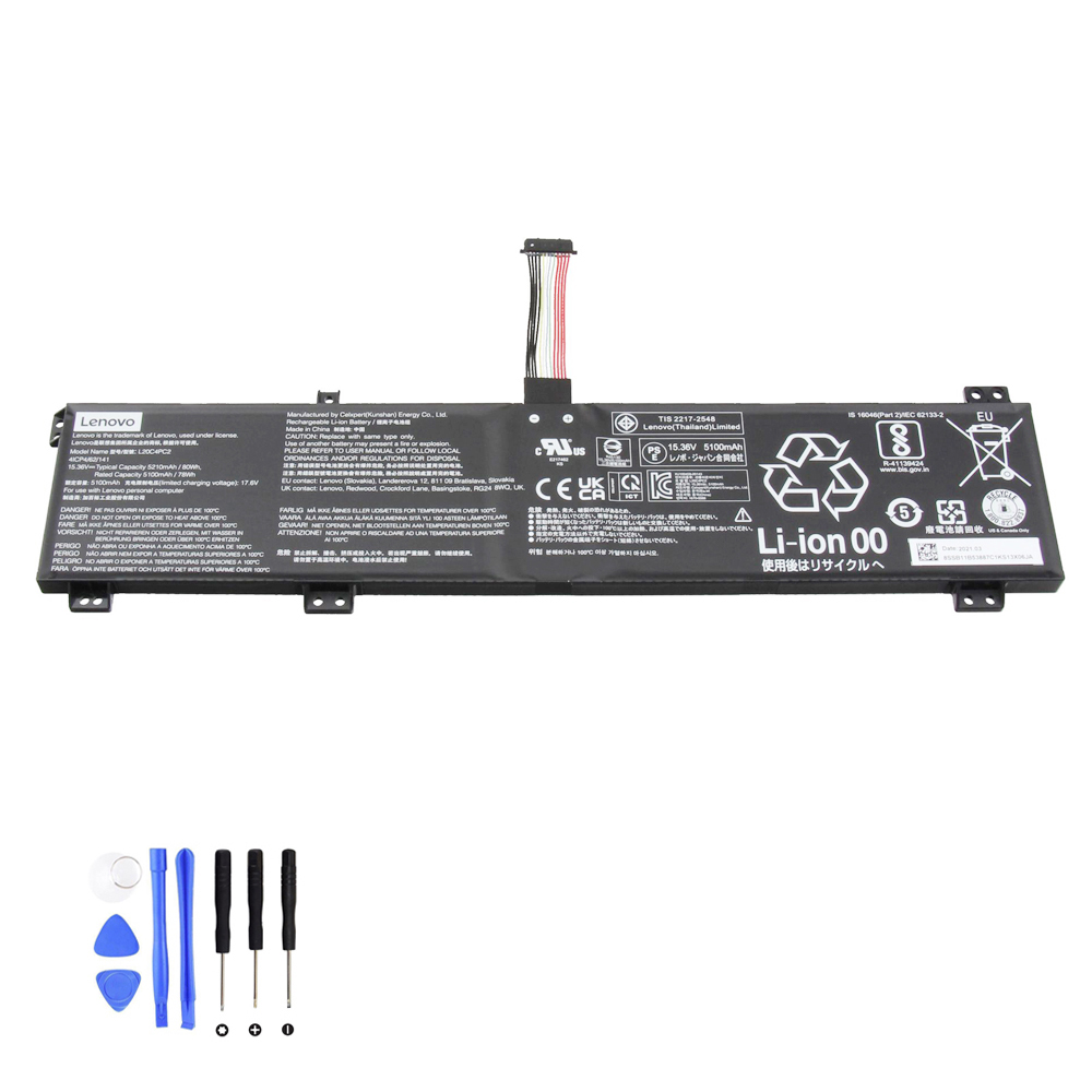 80Wh Lenovo L20C4PC2 Akku