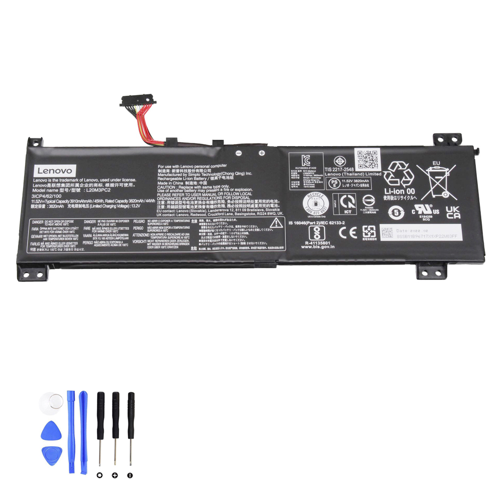 45Wh Lenovo L20M3PC2 Akku