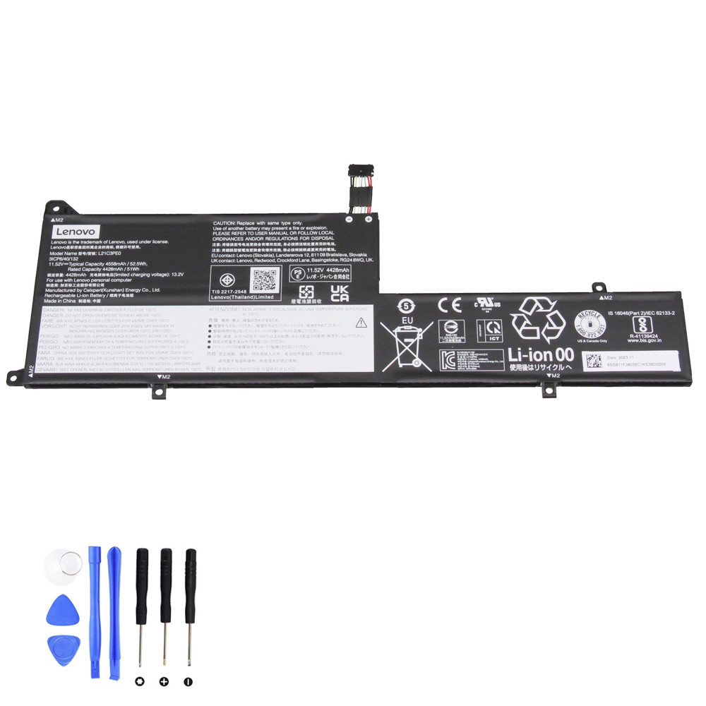 52.5Wh Lenovo L21C3PE0 Akku