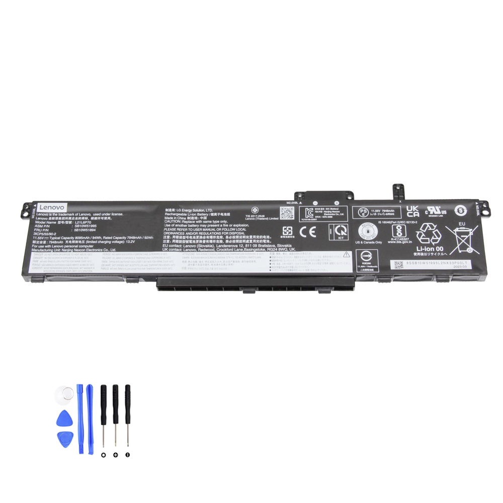 94Wh Lenovo L21L6P70 Akku