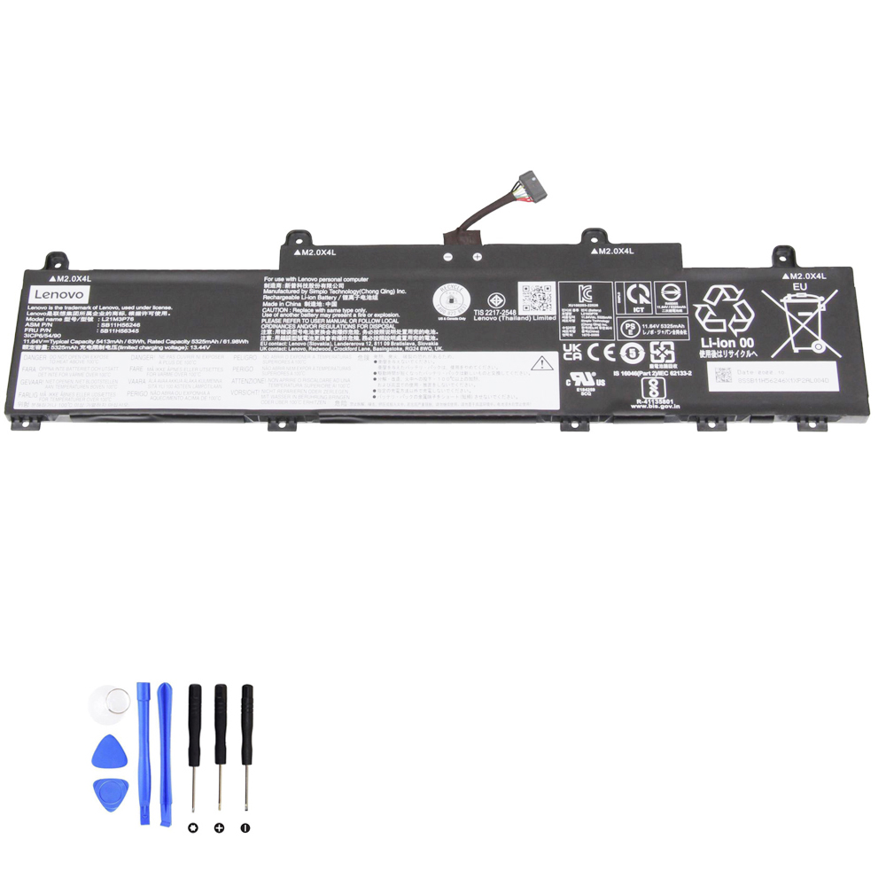 63Wh Lenovo L21M3P76 Akku