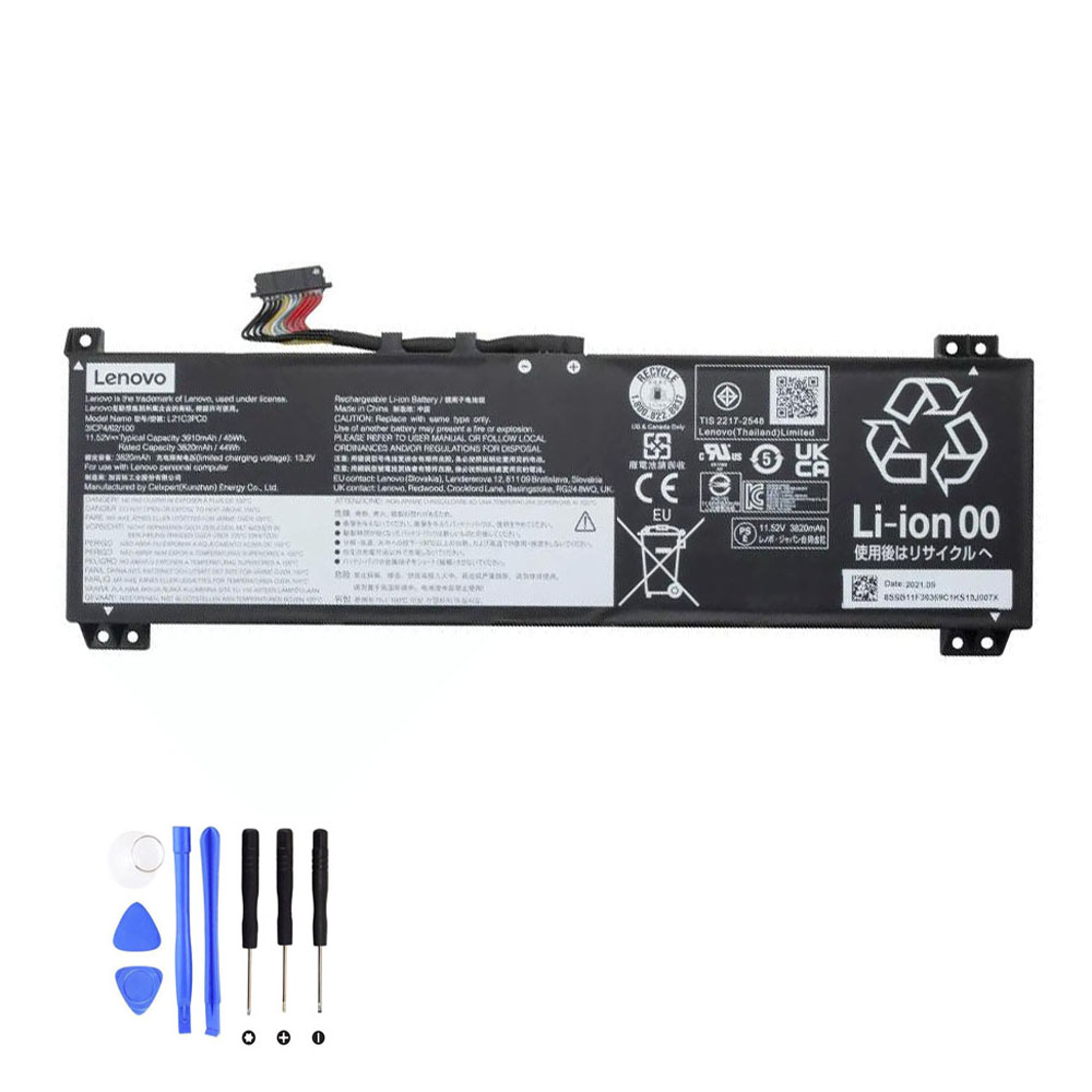 45Wh Lenovo L21M3PC0 Akku