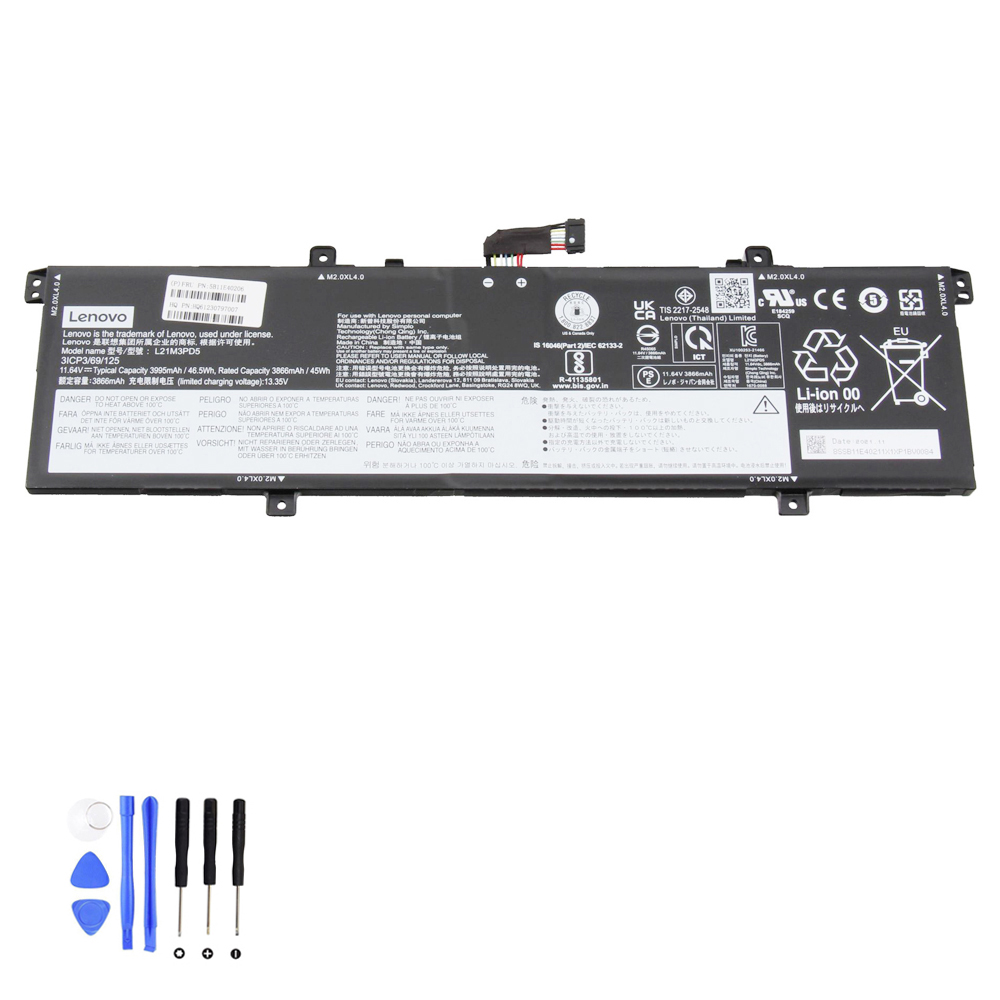 46.5Wh Lenovo L21M3PD5 Akku