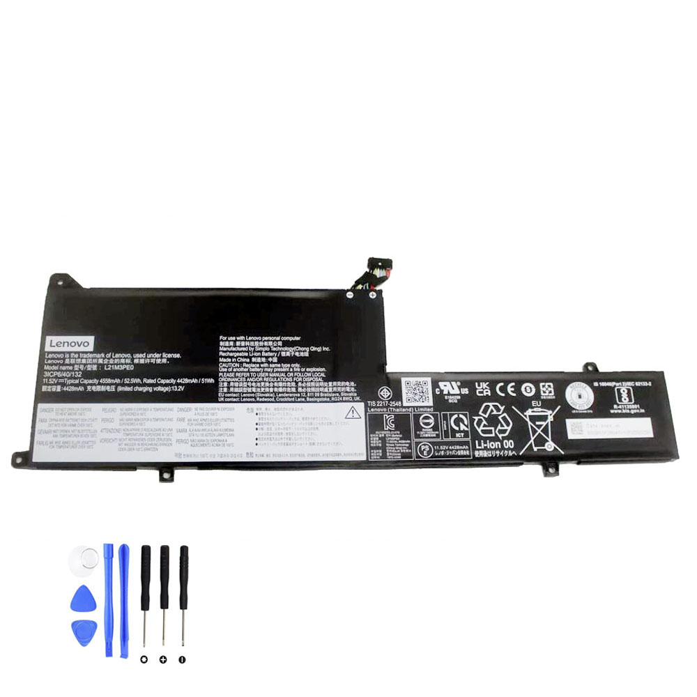 52.5Wh Lenovo L21M3PE0 Akku