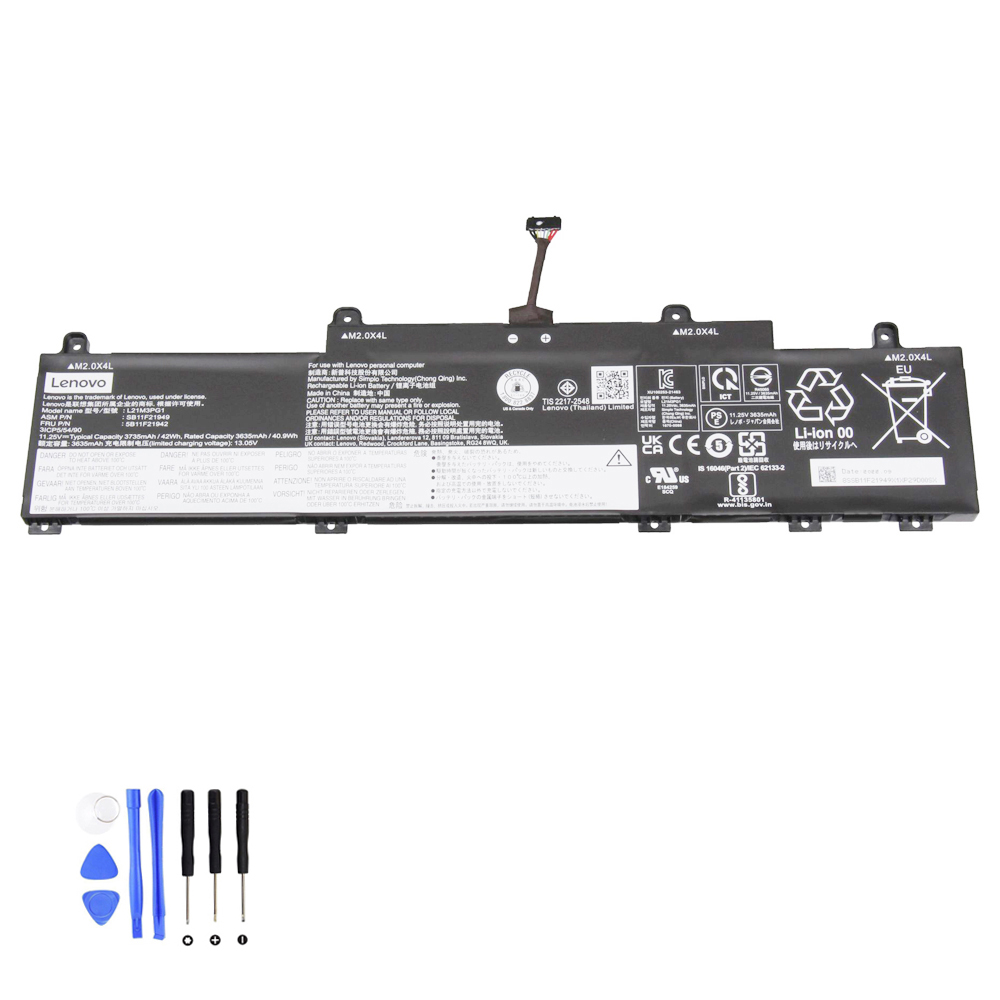 42Wh Lenovo L21M3PG1 Akku