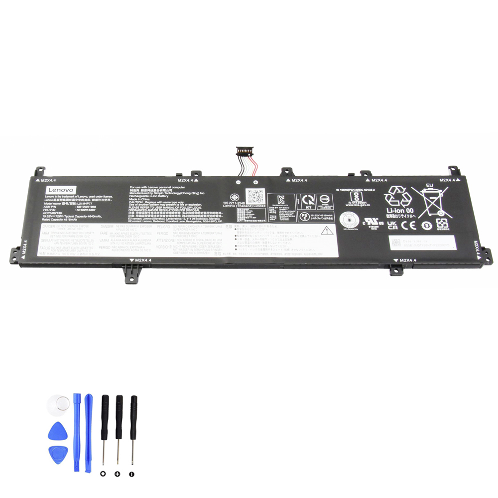 72Wh Lenovo L21M4P77 Akku
