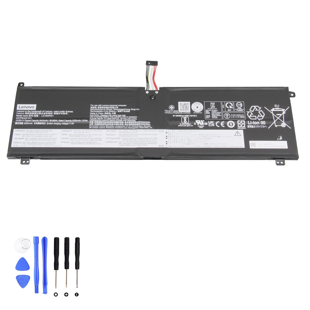 99.99Wh Lenovo L21M4PE1 Akku