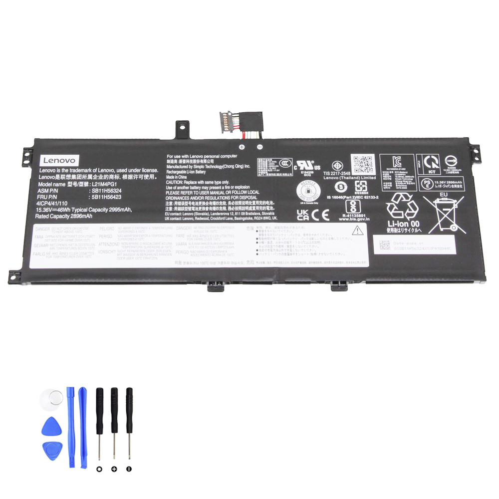 46Wh Lenovo L21M4PG1 Akku
