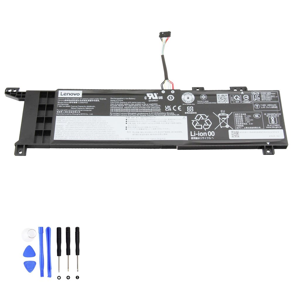 38Wh Lenovo L22B2PG2 Akku