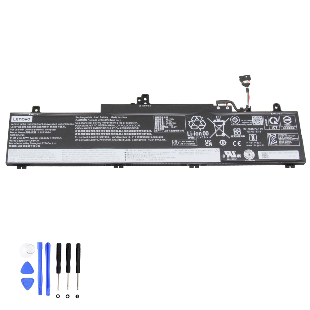 47Wh Lenovo L22B3PG4 Akku