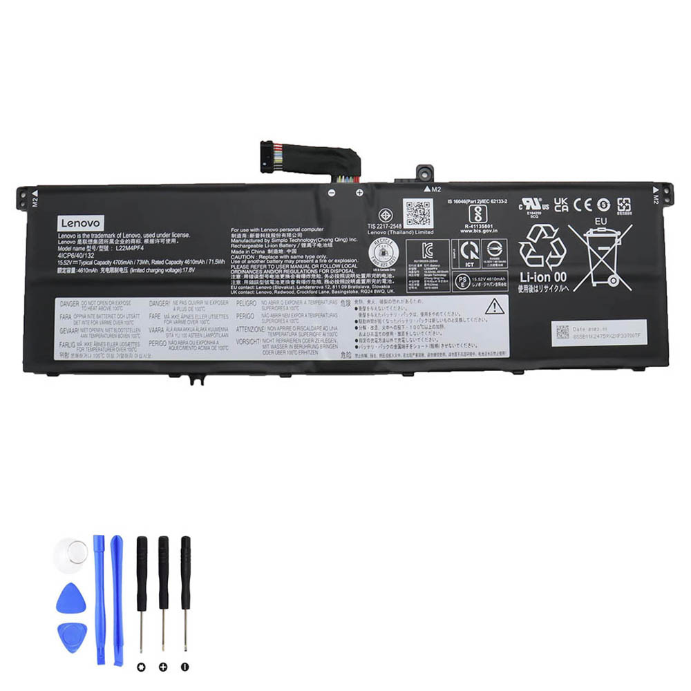 73Wh Lenovo L22M4PF4 Short Line Akku