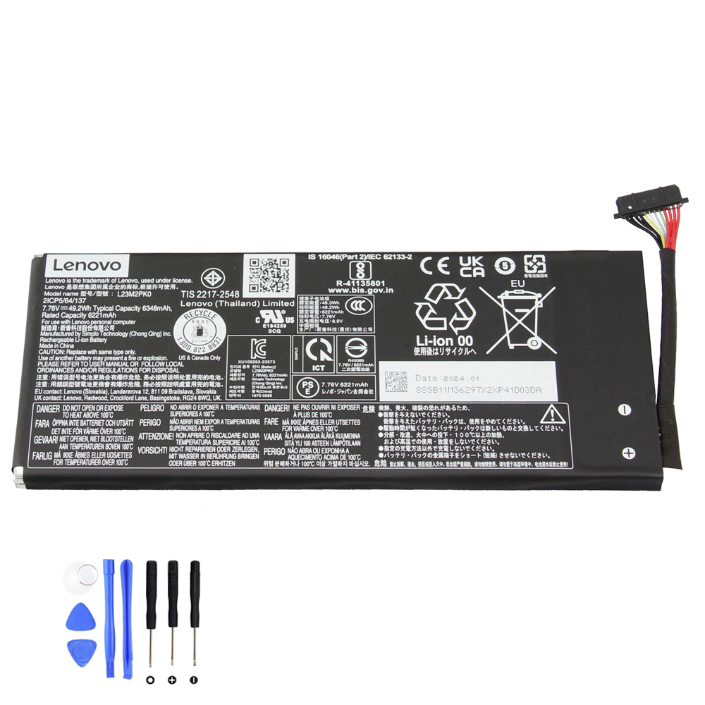 49.2Wh Lenovo L23M2PK0 Akku