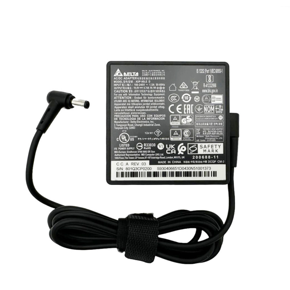19V 4.74A 90W MSI 5.5mm 2.5mm Netzteil Ladegerät – Bild 3