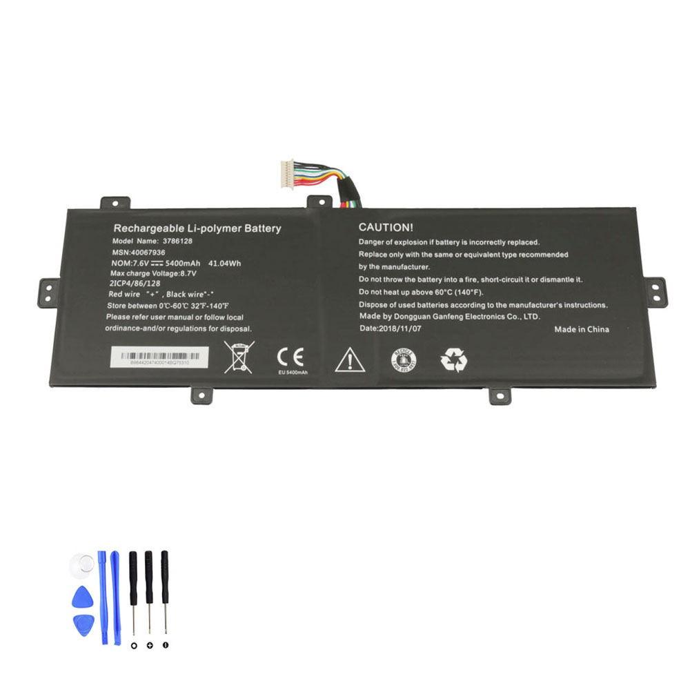 41.04Wh Medion 3786128 Akku Lang