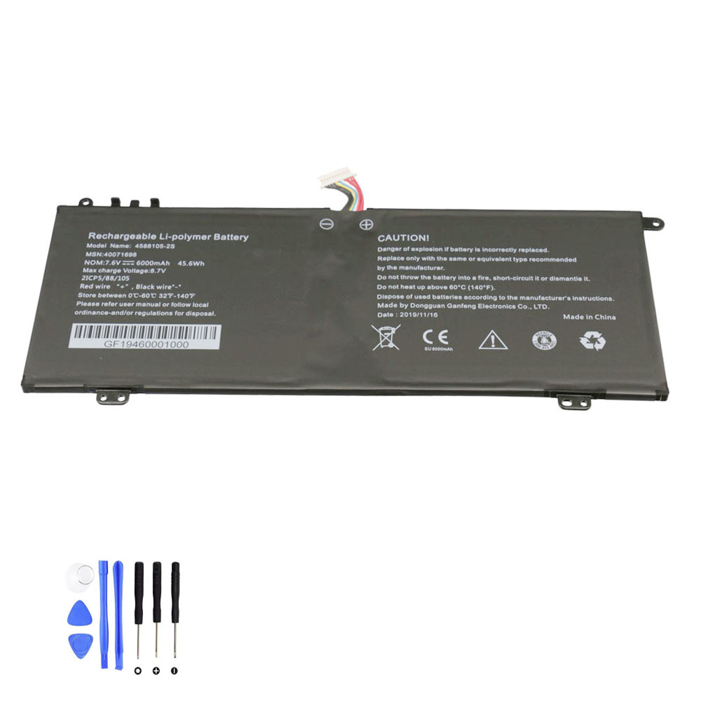 45.6Wh Medion 4588105-2S A Akku