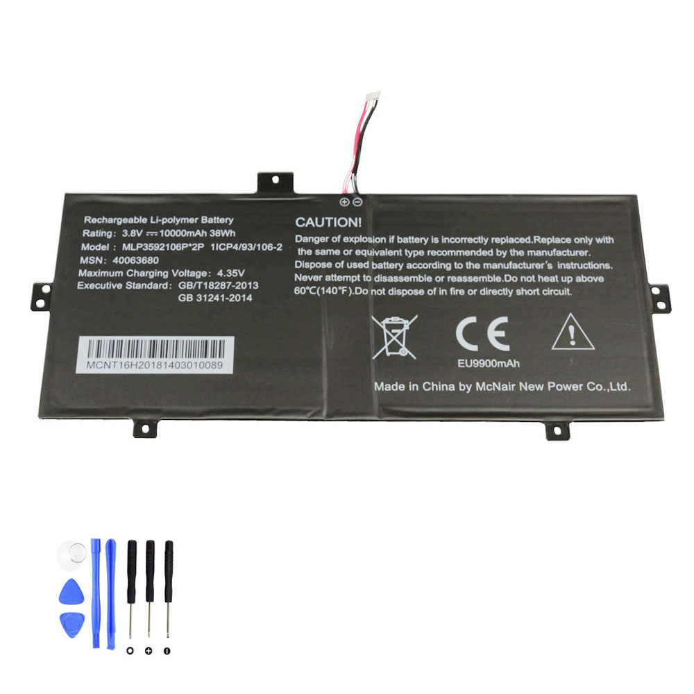 38Wh Medion MLP3592106P-2P Akku